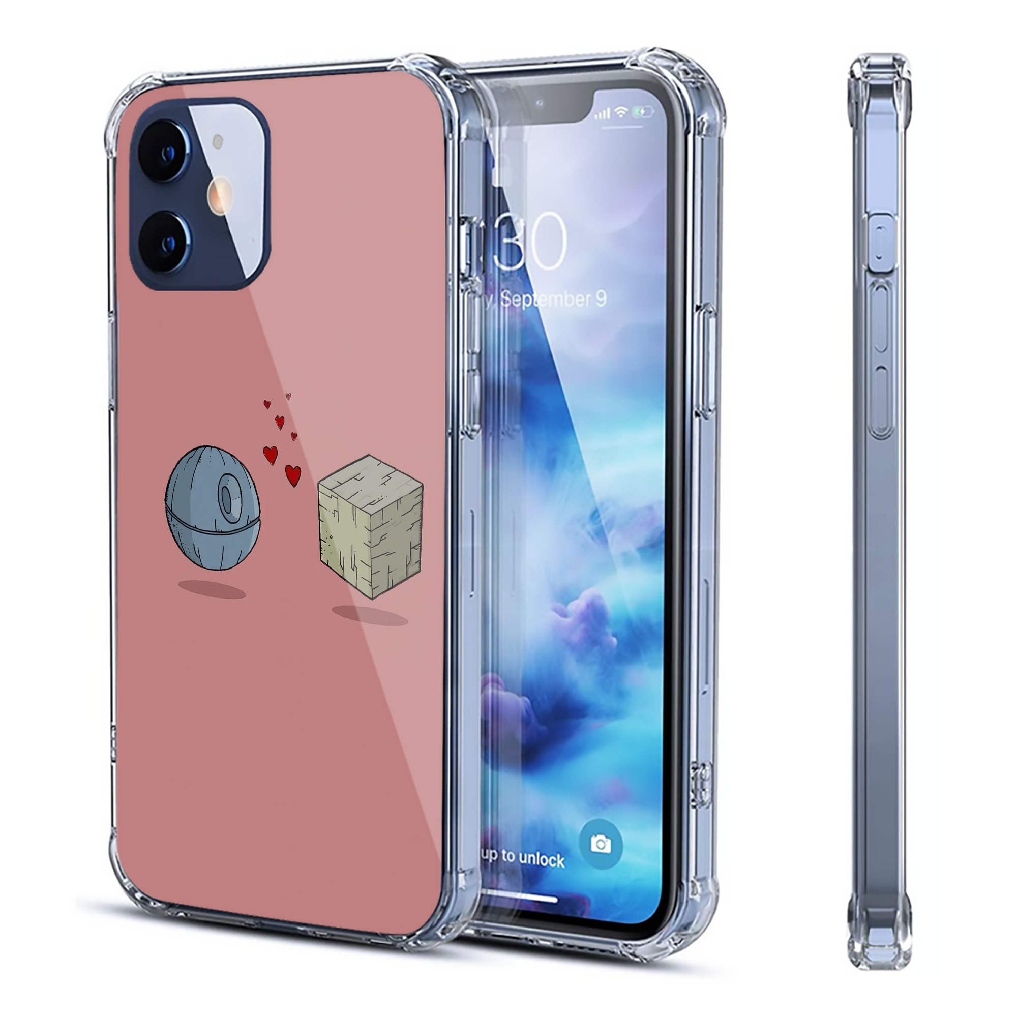 （画像用） スター・ウォーズ Star Wars 【iPhone 12シリーズ対応】透明スマホケース（クリアソフトケース）